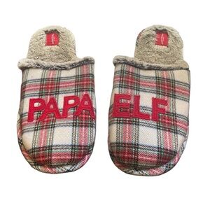 Wondershop Plaid Papa Elf Slippers
